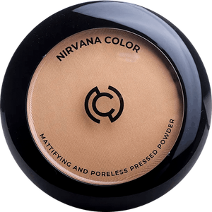Nirvana Color Mattifying & Poreless Pressed Powder- Light Golden P03